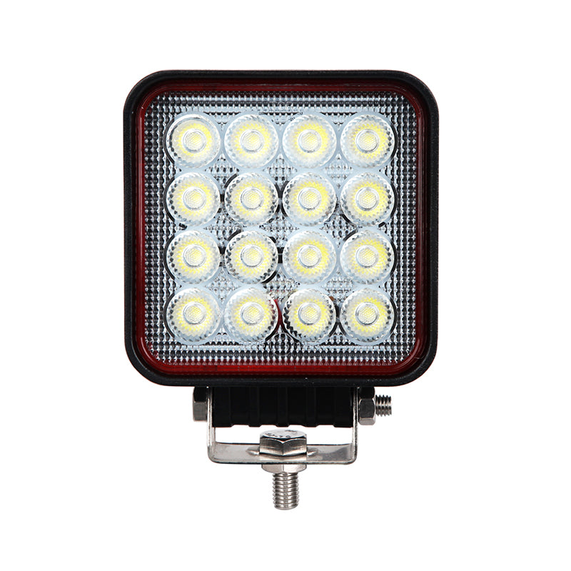 12V LED Front Square Combination Light Lamp Kit For Tractors, Plant Machinery & Cars