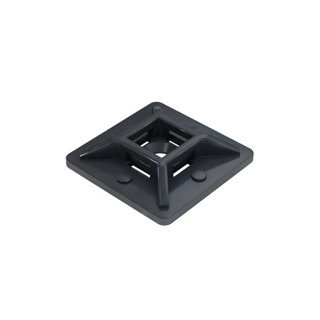 Cable Tie Adhesive Base - Accepts 3.6mm Cable Tie / Pack of 100