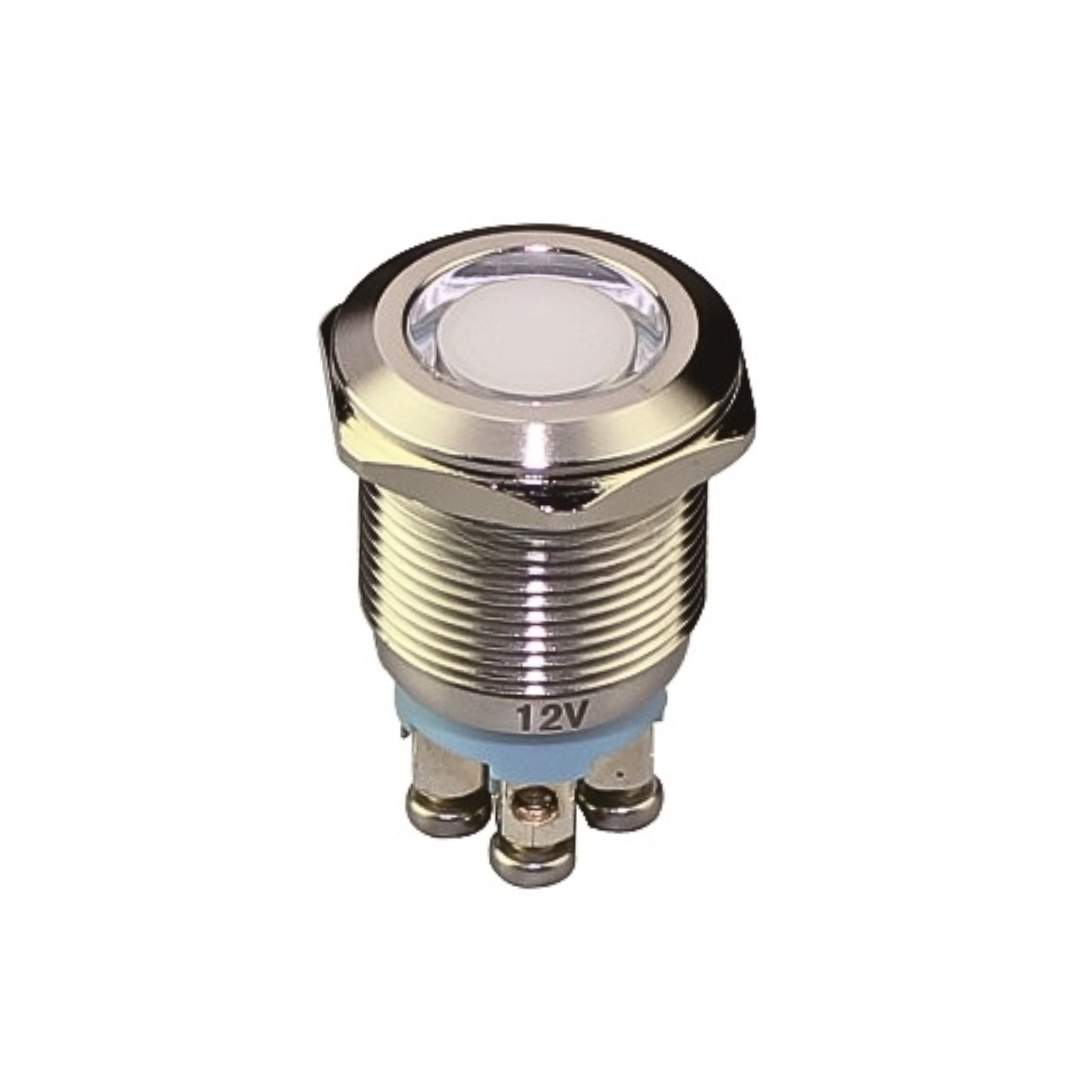 12V Indication Light / Tri-Colour: Red, Green & Blue / IP67 -