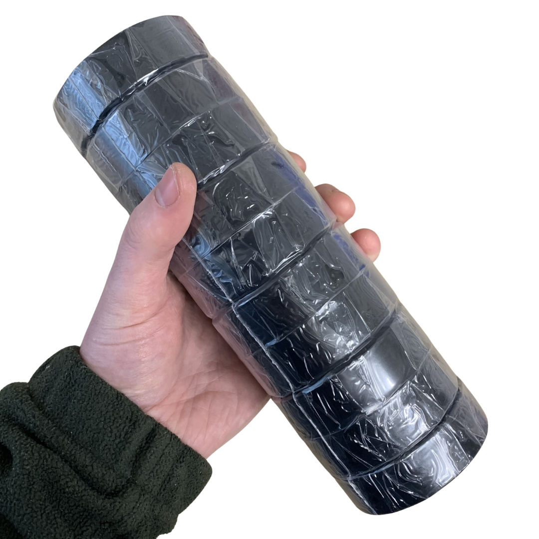 Insulating Tape - Pack of 10 Rolls (19mm x 20m)
