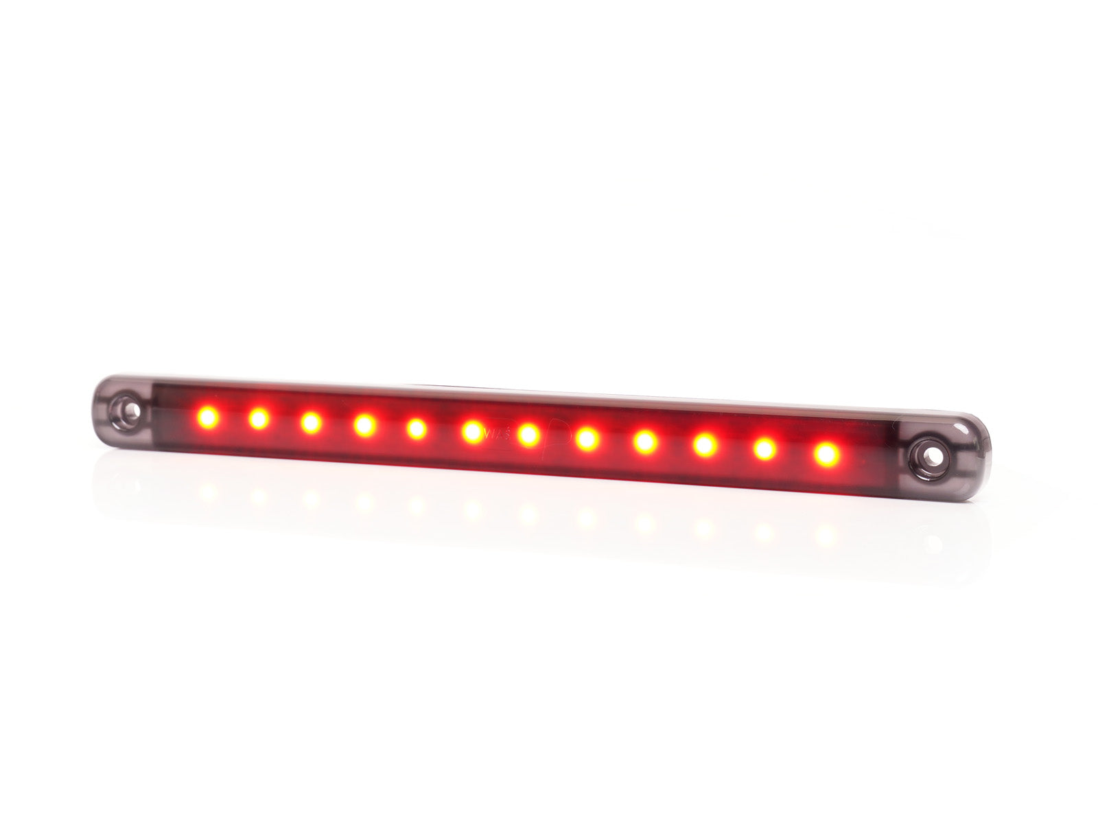 WAS Long 238mm Black Smoked Marker Light / Dark Lens / 12 LED -