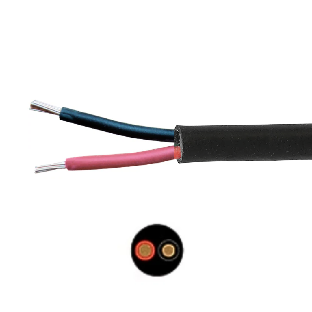 twin core cable for light bar spot lights 2mm heavy