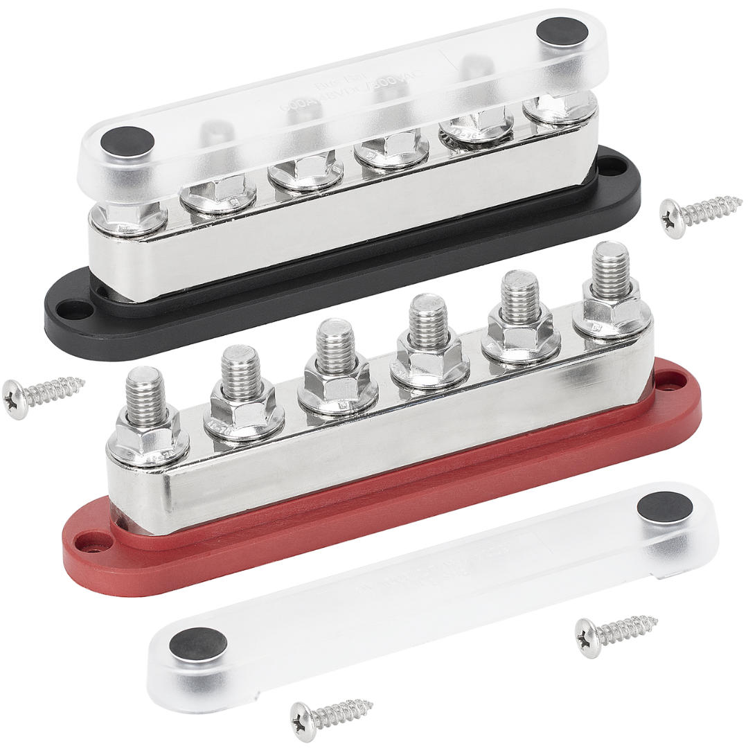 600A Busbar with 6 Stud Terminals (M10) -