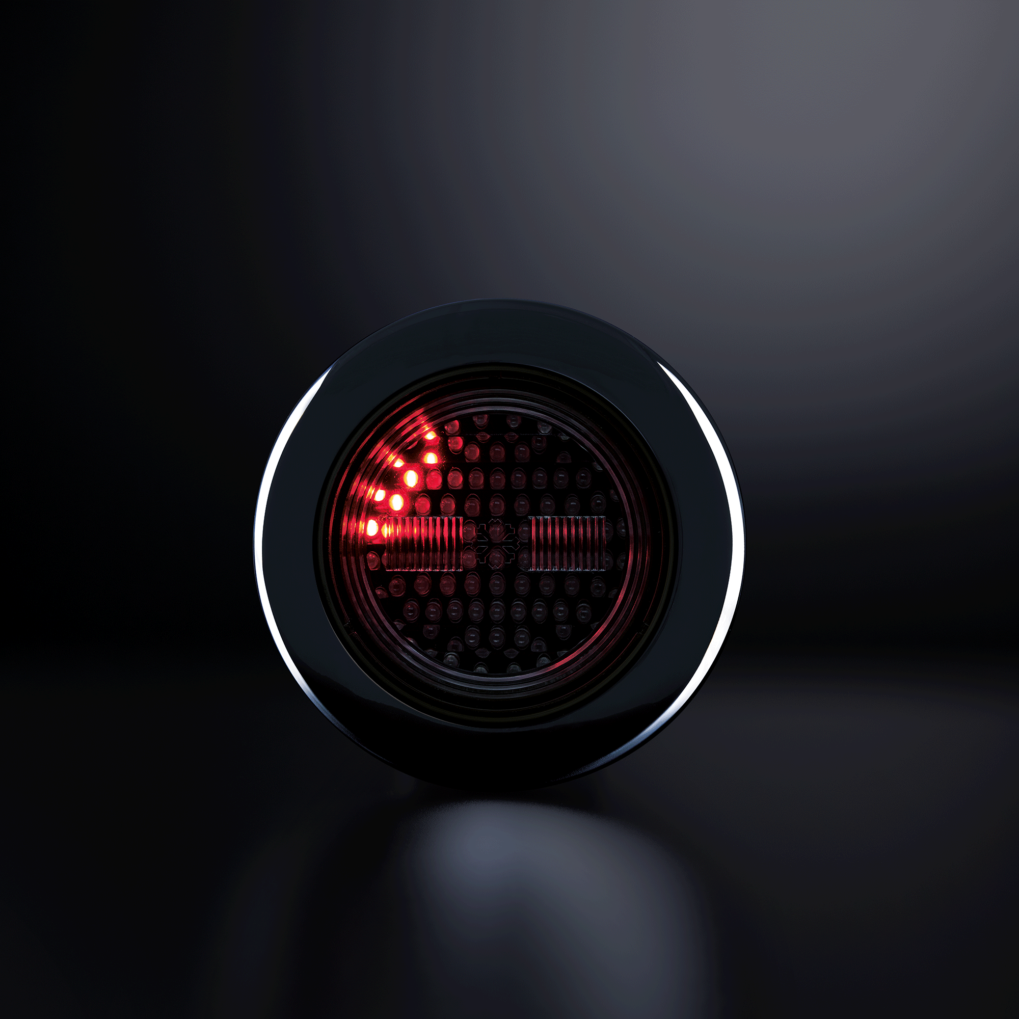 Strands Dark Knight IZE Round Stop, Tail & Indicator Light -