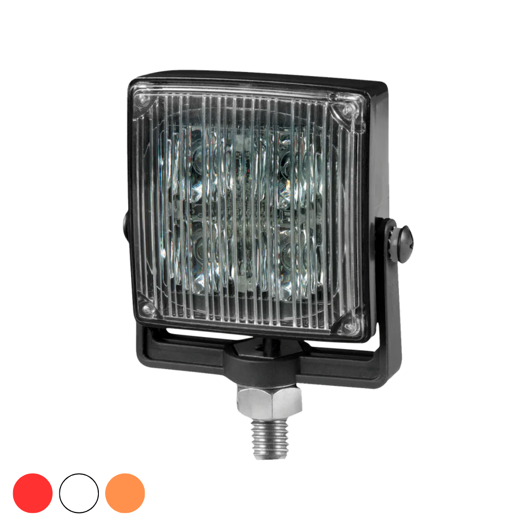 Square LED Hazard Warning Strobe Lamp / ECCO VigiLED II - spo-cs-disabled - spo-default - spo-disabled - spo-notify-me