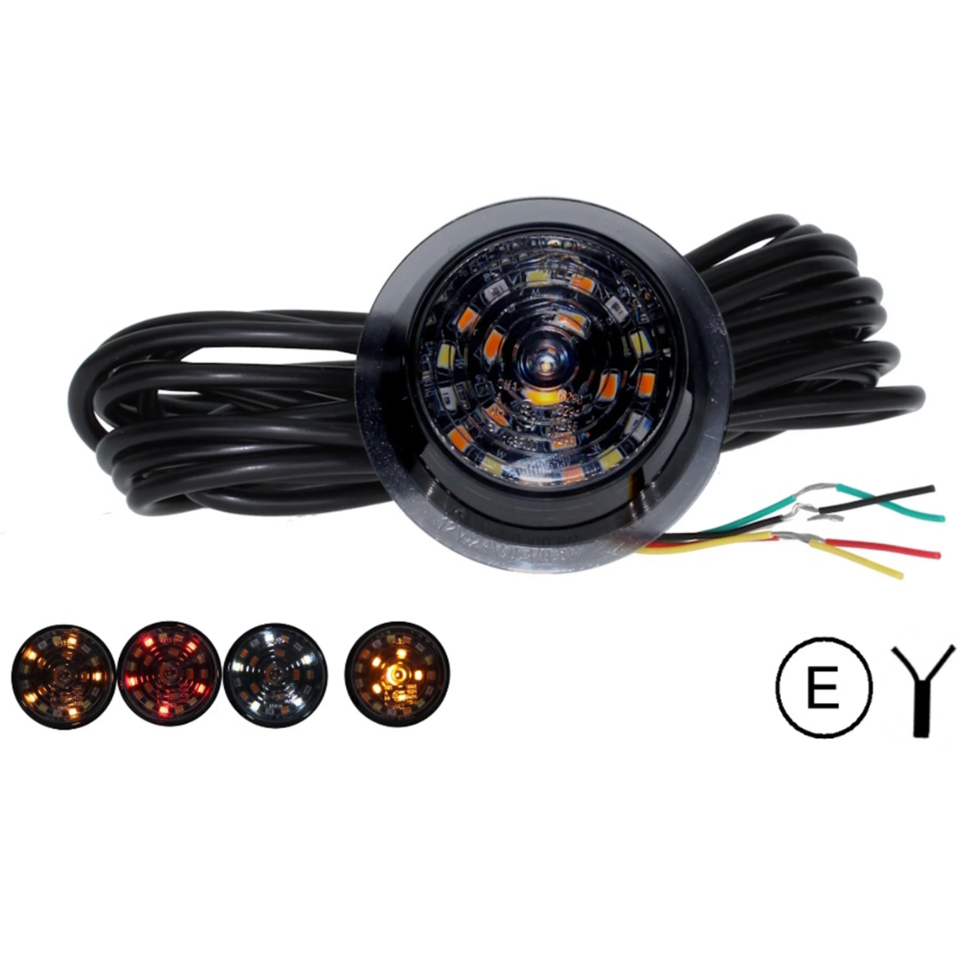 Tri-Colour Danish Light Insert with Red, White, Amber & Indicator Function