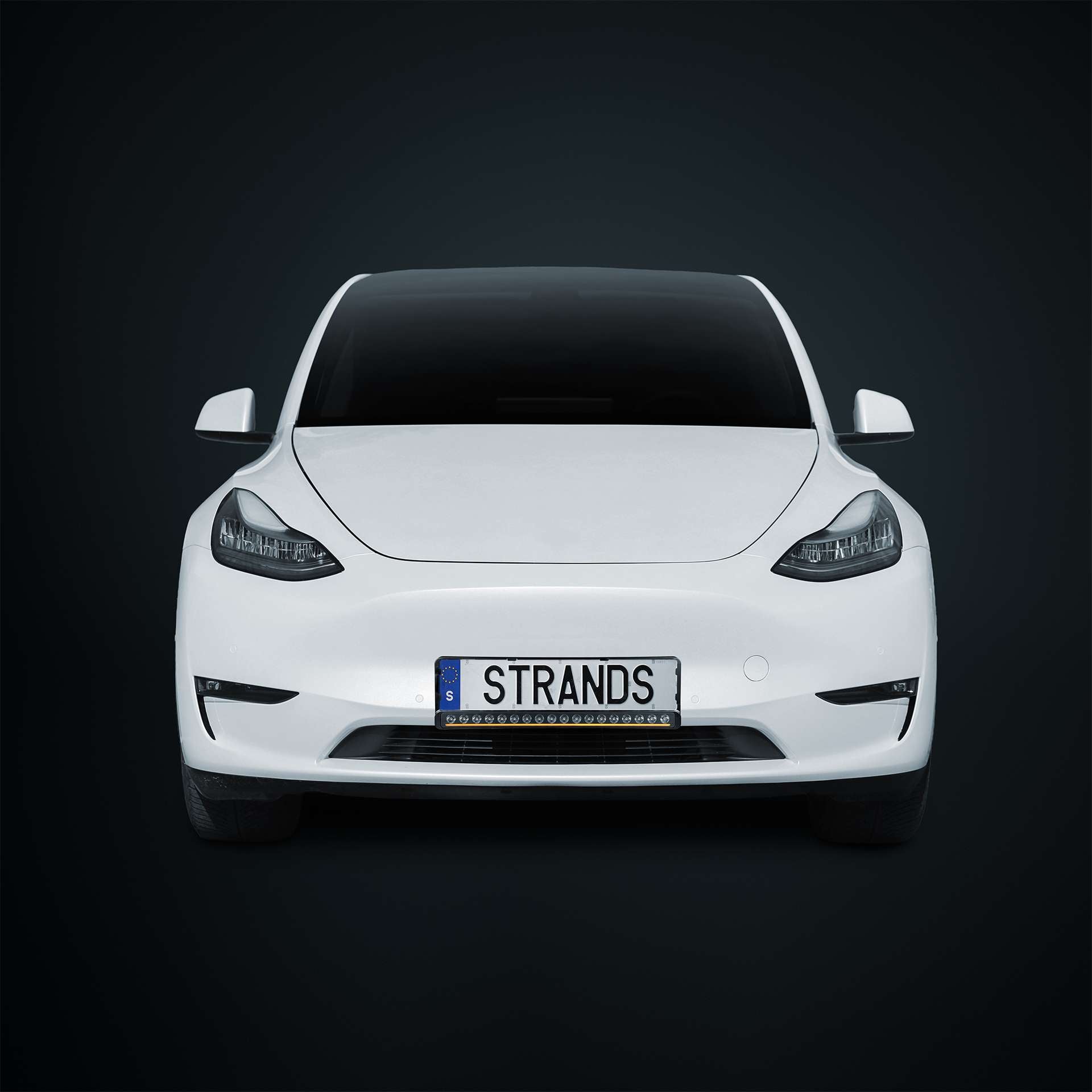 Strands Nuuk D-Line Number Plate Light Bar Kit for Tesla Model Y 2020-2024 UK + Ireland