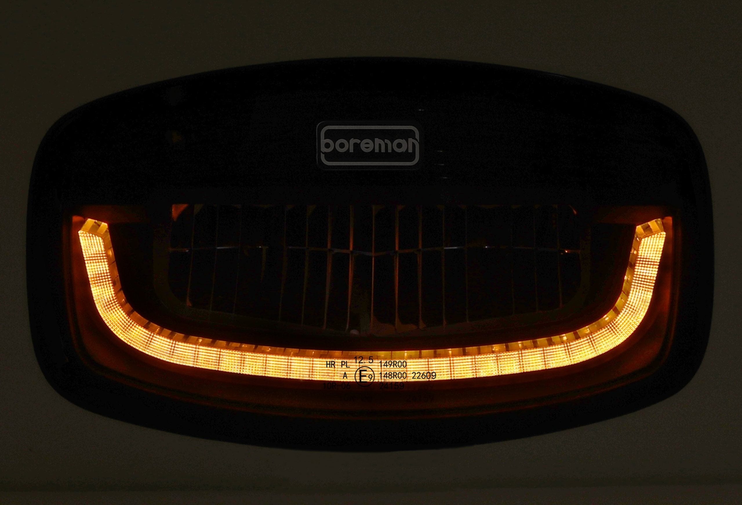 Boreman Phantom LED Jumbo Driving Lamp with Amber / White Position Light