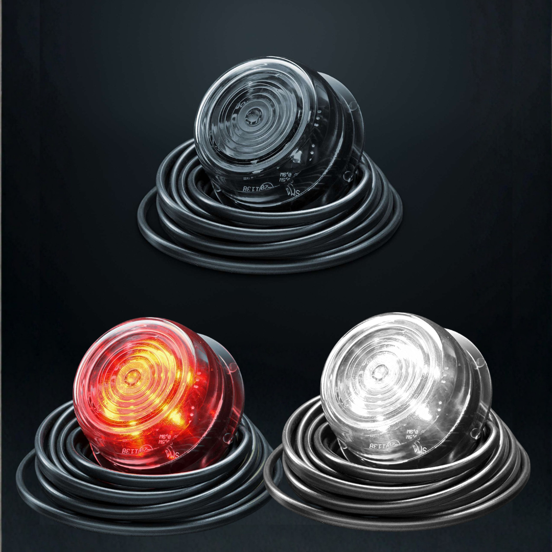 Strands Viking LED Marker Lights / Clear Lens UK + Ireland