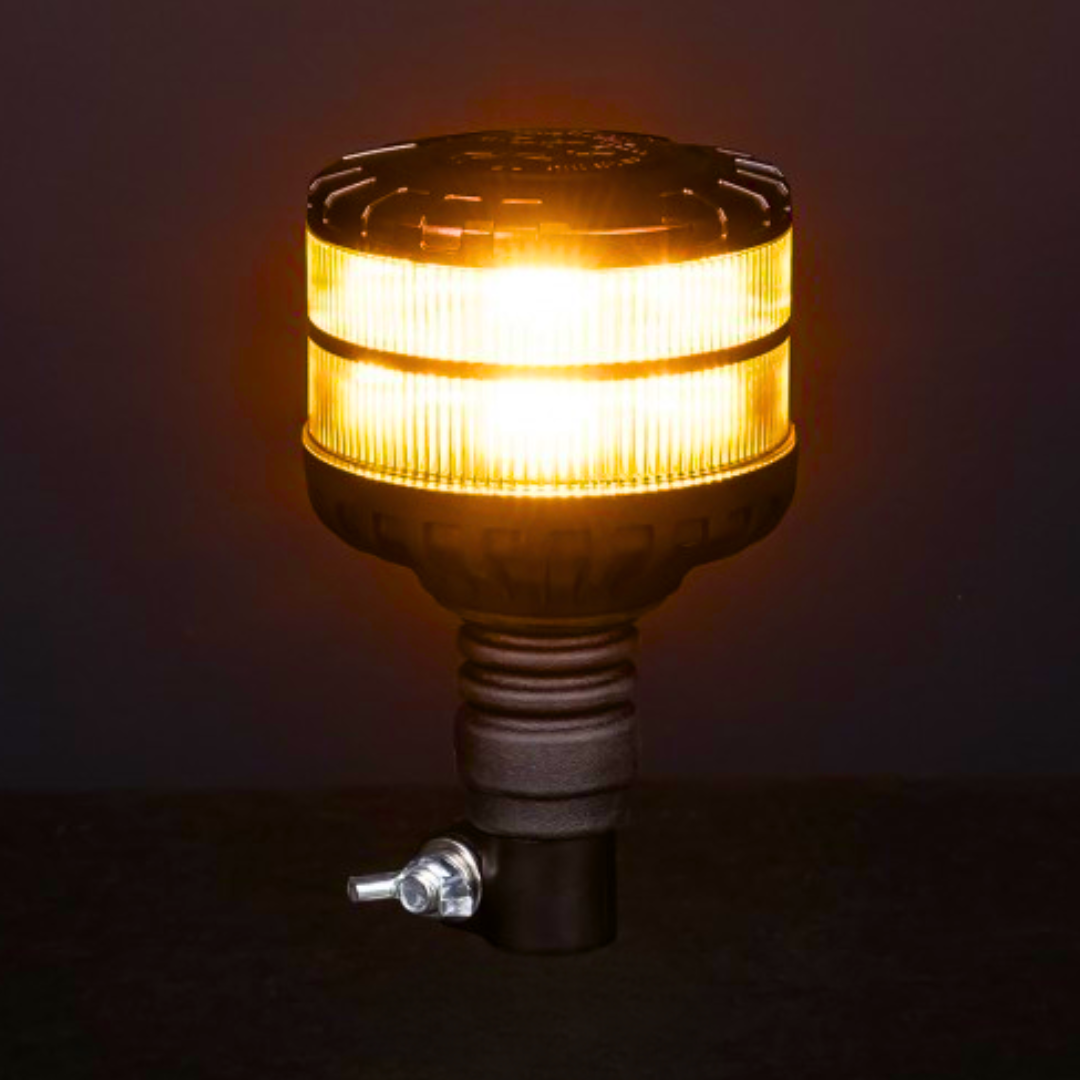 Dark Lens LED Beacon with Flexi DIN Base