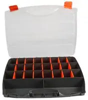 Adjustable Compartment Organiser Storage Box - 80mm x 480mm x 380mm - LARGE -