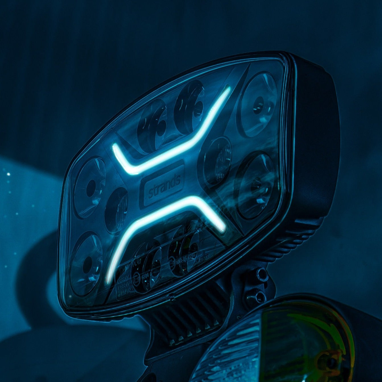 Strands Dark Knight Insane Driving Lamp with Hazard Warning Strobe Lights - spo-cs-disabled - spo-default - spo-enabled