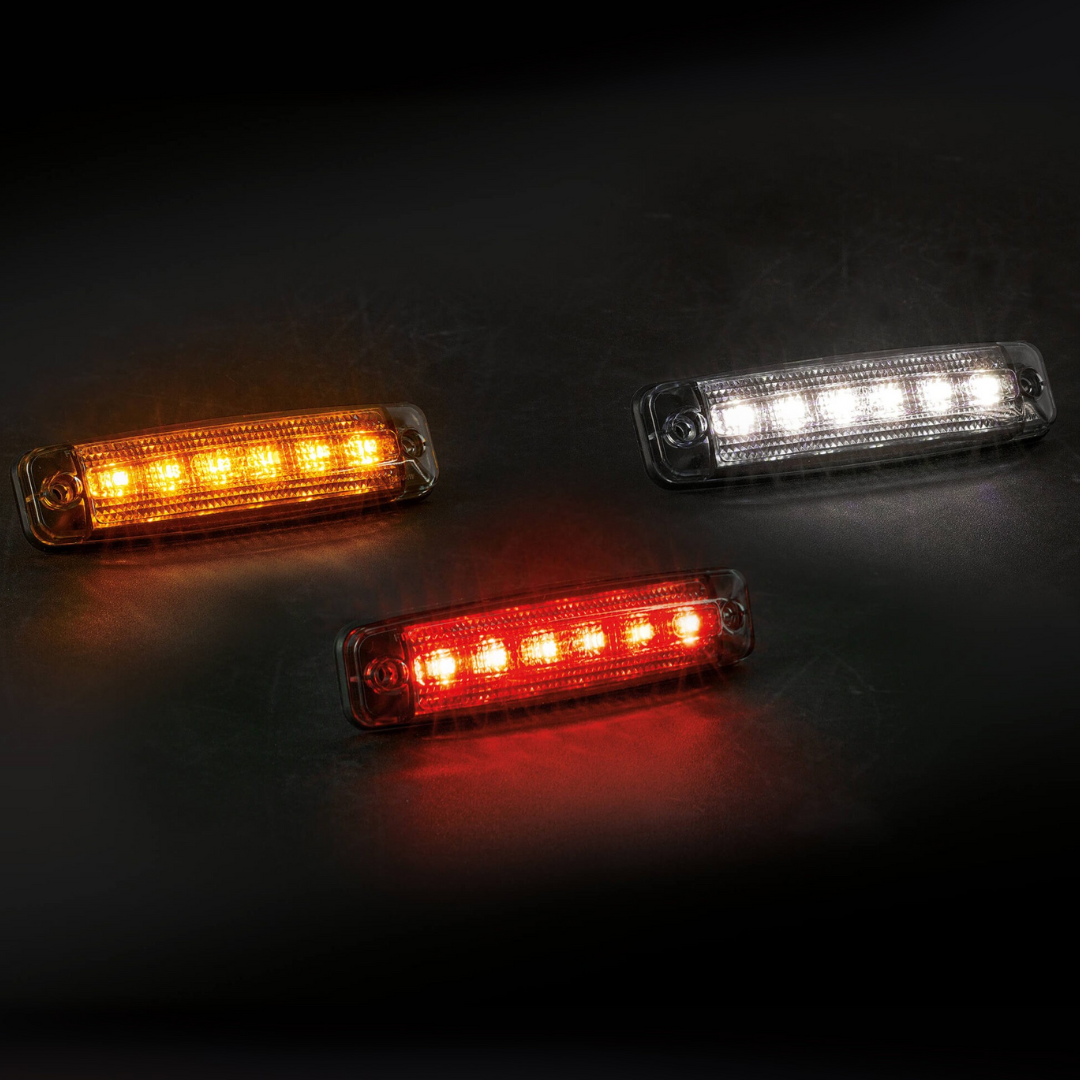 Fristom FT-079 Slimline LED Marker Lights with Dark Lens