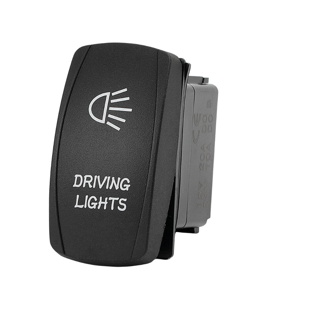 Rectangular ON-OFF Rocker Switch with LEDs / Driving Lights