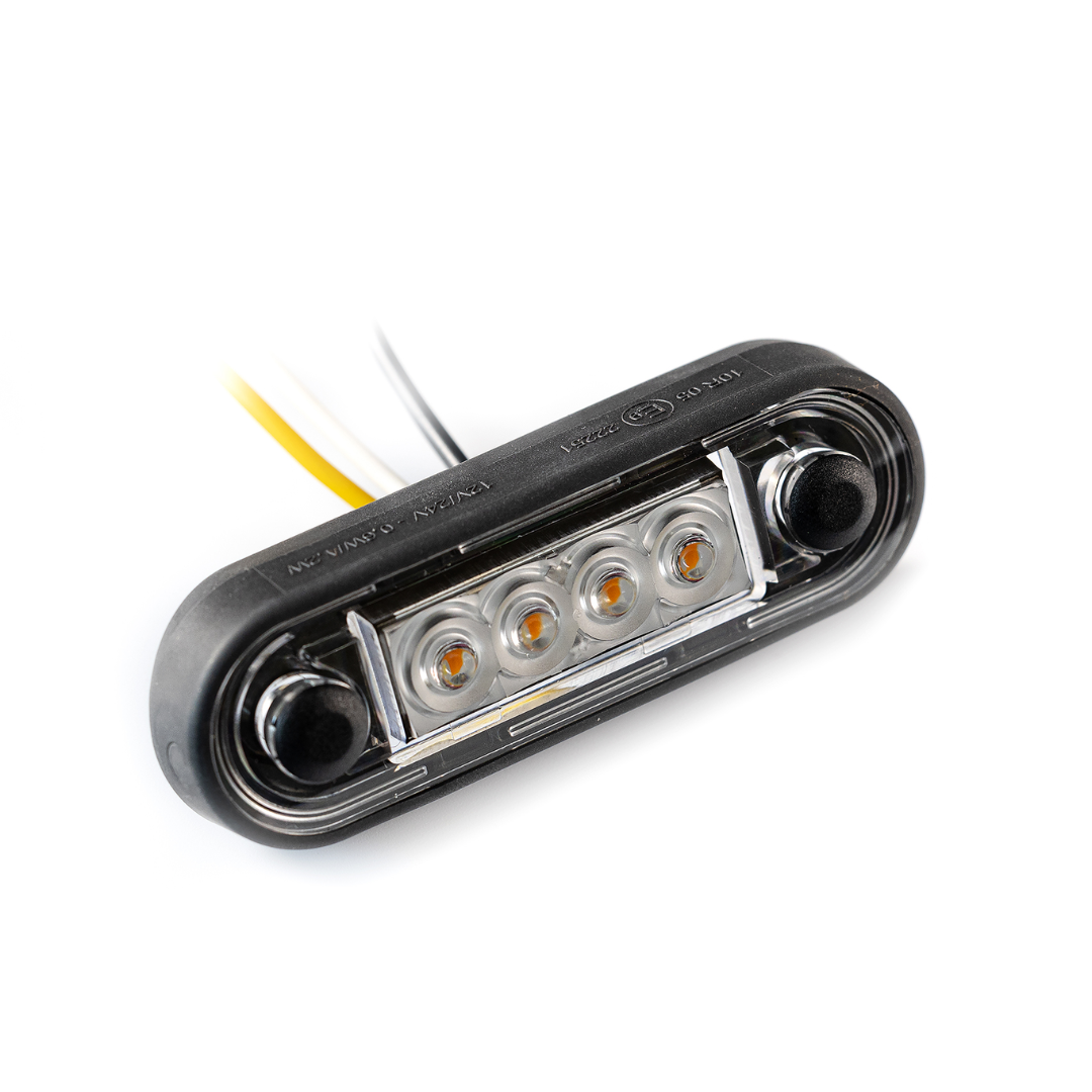 Fristom FT-073 BZ LED Marker Light - Dual Colour Amber/White -