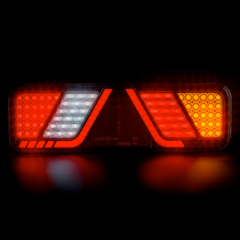 Fristom FT-700 Large LED Trailer Lamp for Semi Trailers, 24v / 6 x Function