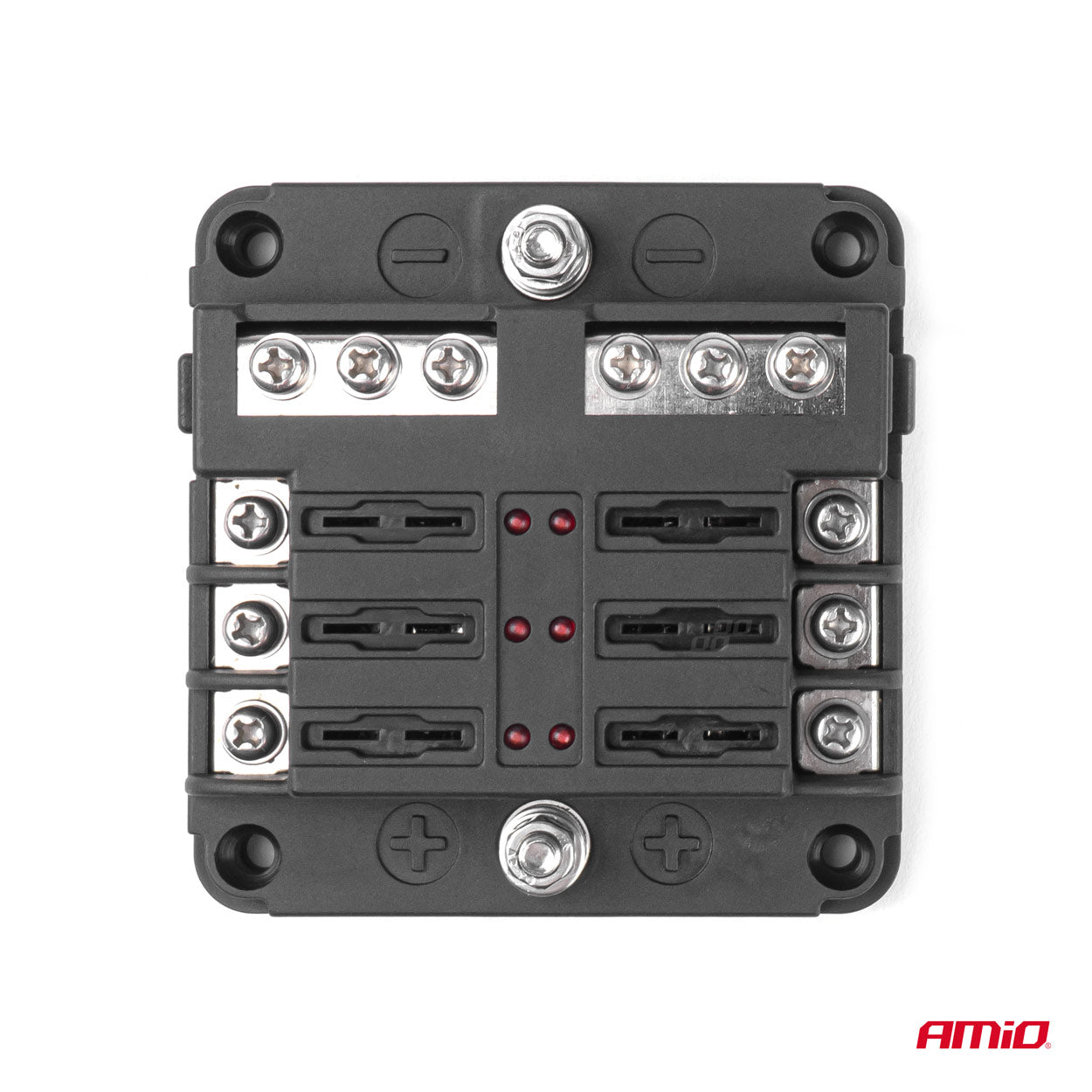 Ceramic Blade Fuse Box with Positive & Negative Studs / 6 Way - spo-cs-disabled - spo-default - spo-disabled - spo-noti