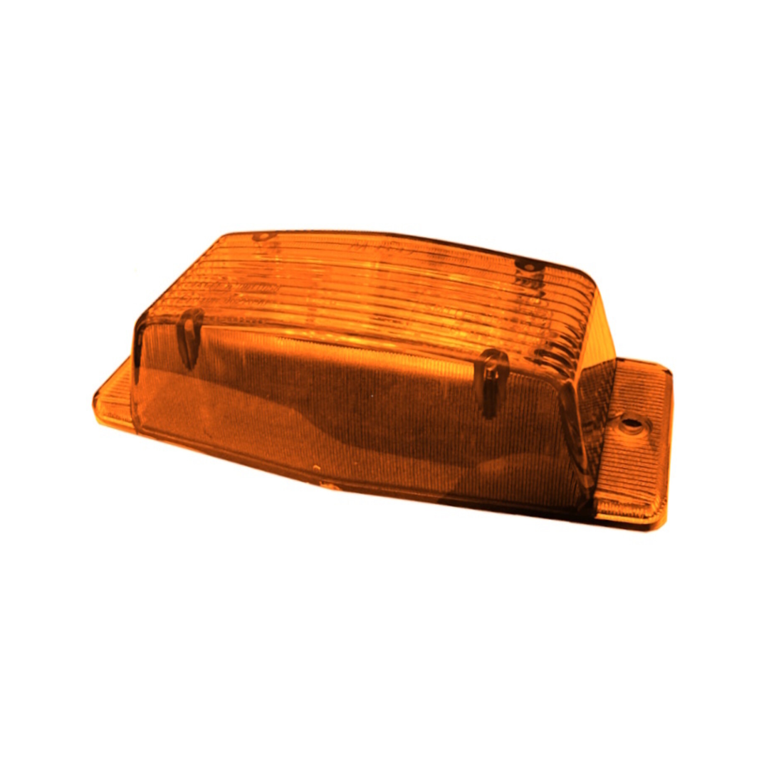 LED Double Burner Lamp with Built in Strobe Light / Amber Lens -