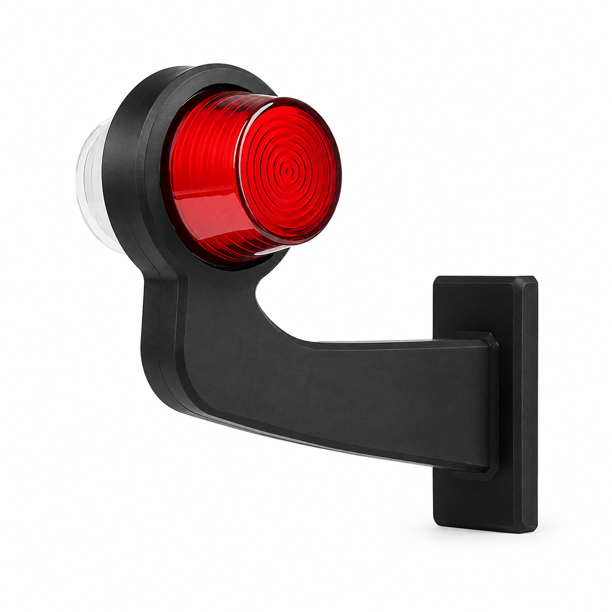 Old School Danish LED Outline Marker Lights / Red & Clear Neon Lens