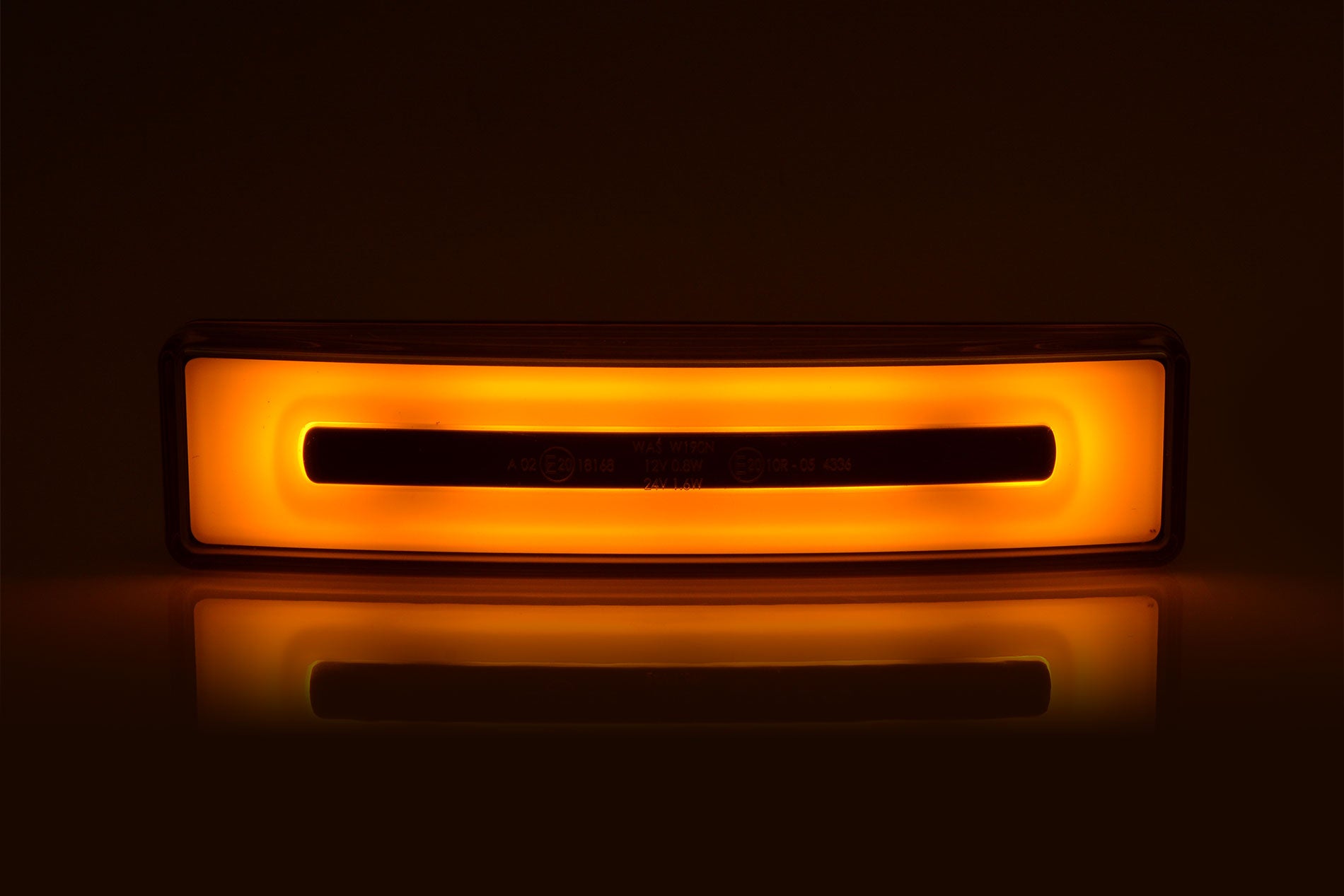 Amber Scania Neon LED Visor Lamp - spo-cs-disabled - spo-default - spo-disabled - spo-notify-me-disabled