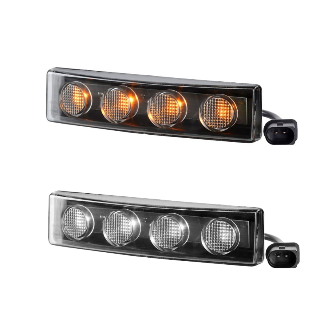 Scania LED Visor Marker Light in White or Amber
