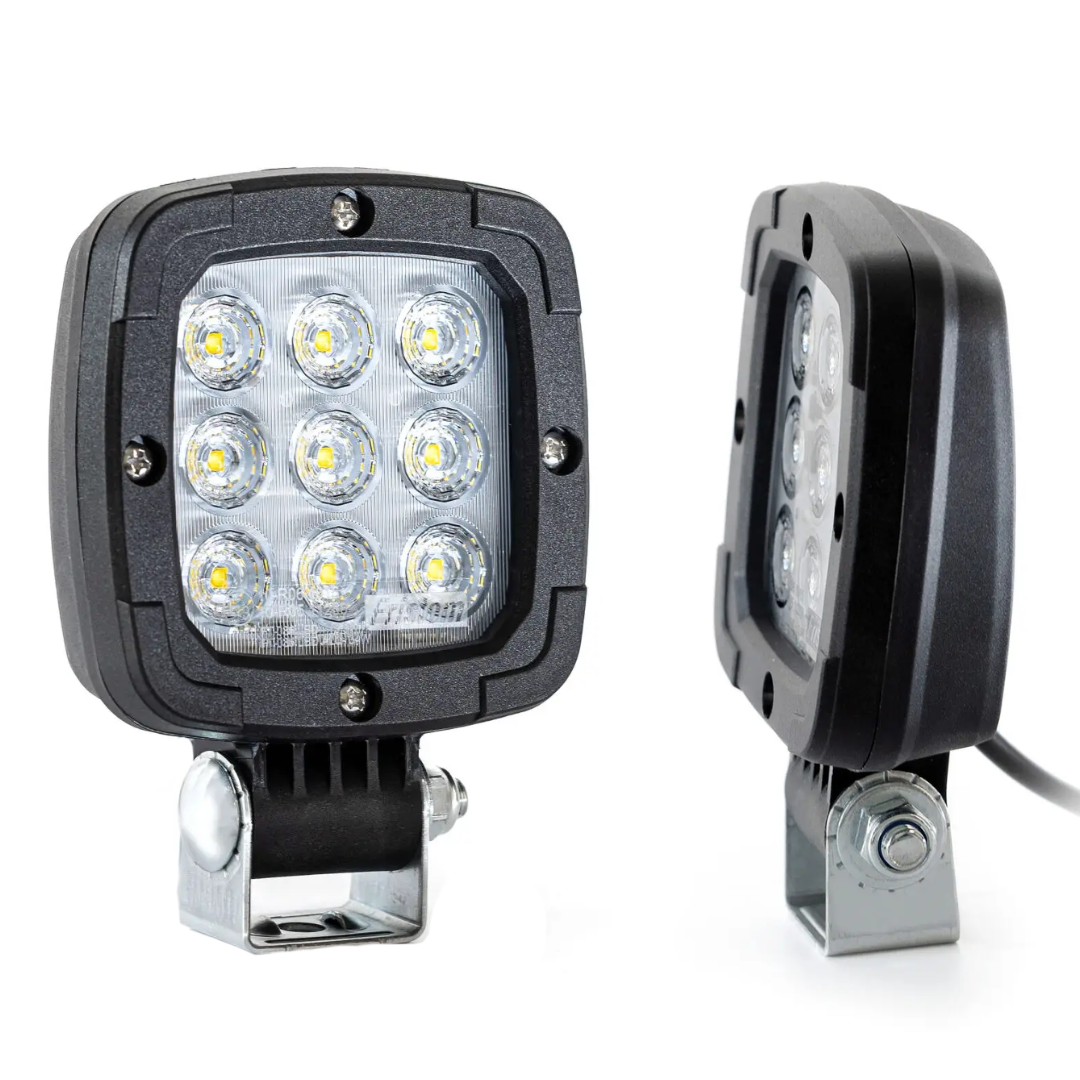 fristom ft-036 black led work light slim housing design