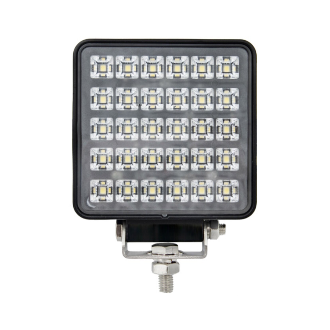 Premium Square LED Work Light with Stainless Bracket / 30W