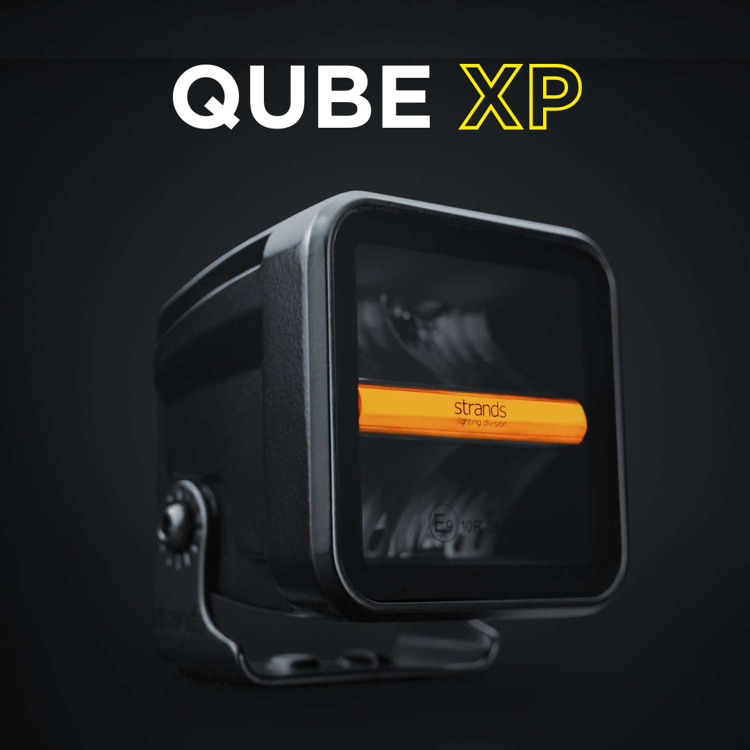 STRANDS QUBE QB LIGHT XP MODEL WITH AMBER AND WHITE POSITION LIGHT STRIP