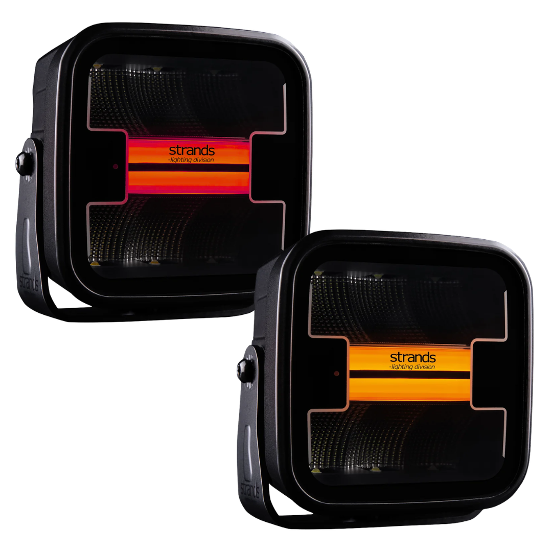 Strands Siberia XP Work Light / Amber & Red with Heated Lens