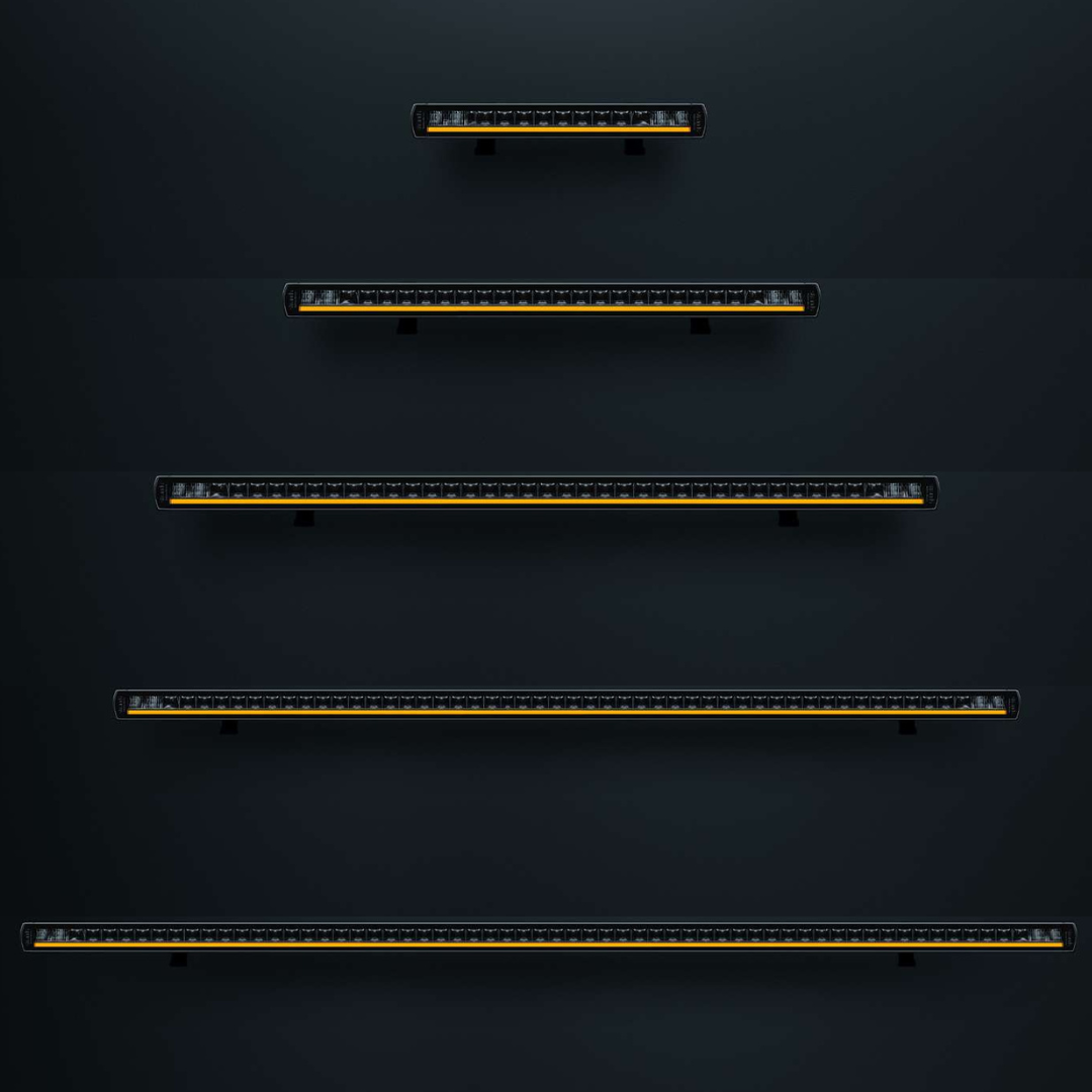 Strands Siberia Single Row Straight Light Bars with Amber / White Position Light