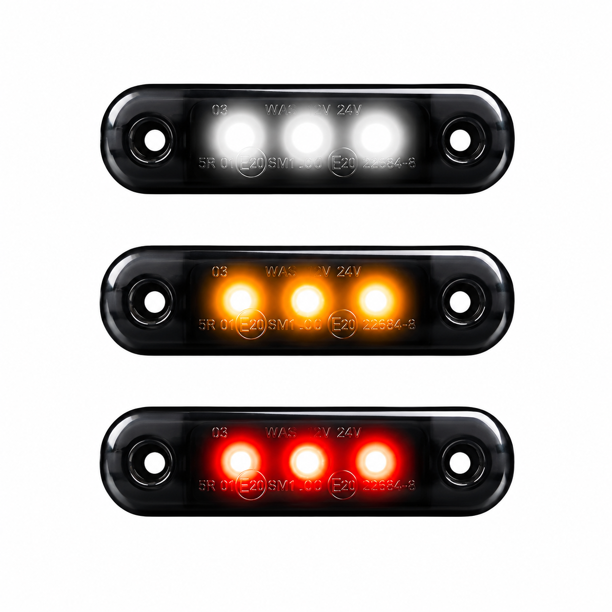 Strands Dark Knight Super Dark Slim Marker Light / 3 LED