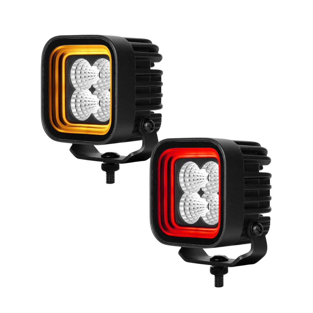 Boreman Cube Tunnel Effect Work Light 30W / Dual Colour