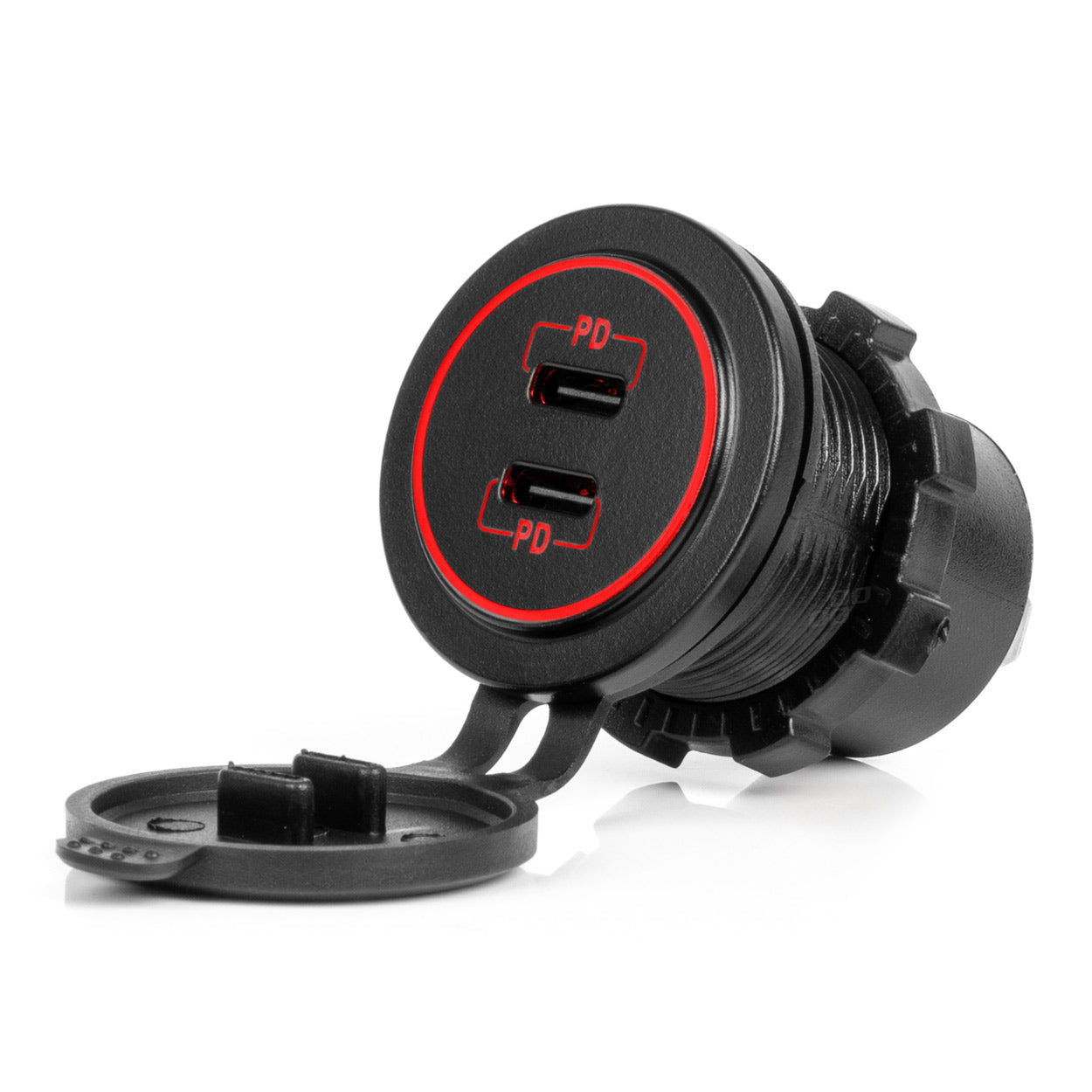 USB-C Double Port 12/24V Charger / USB-C Type