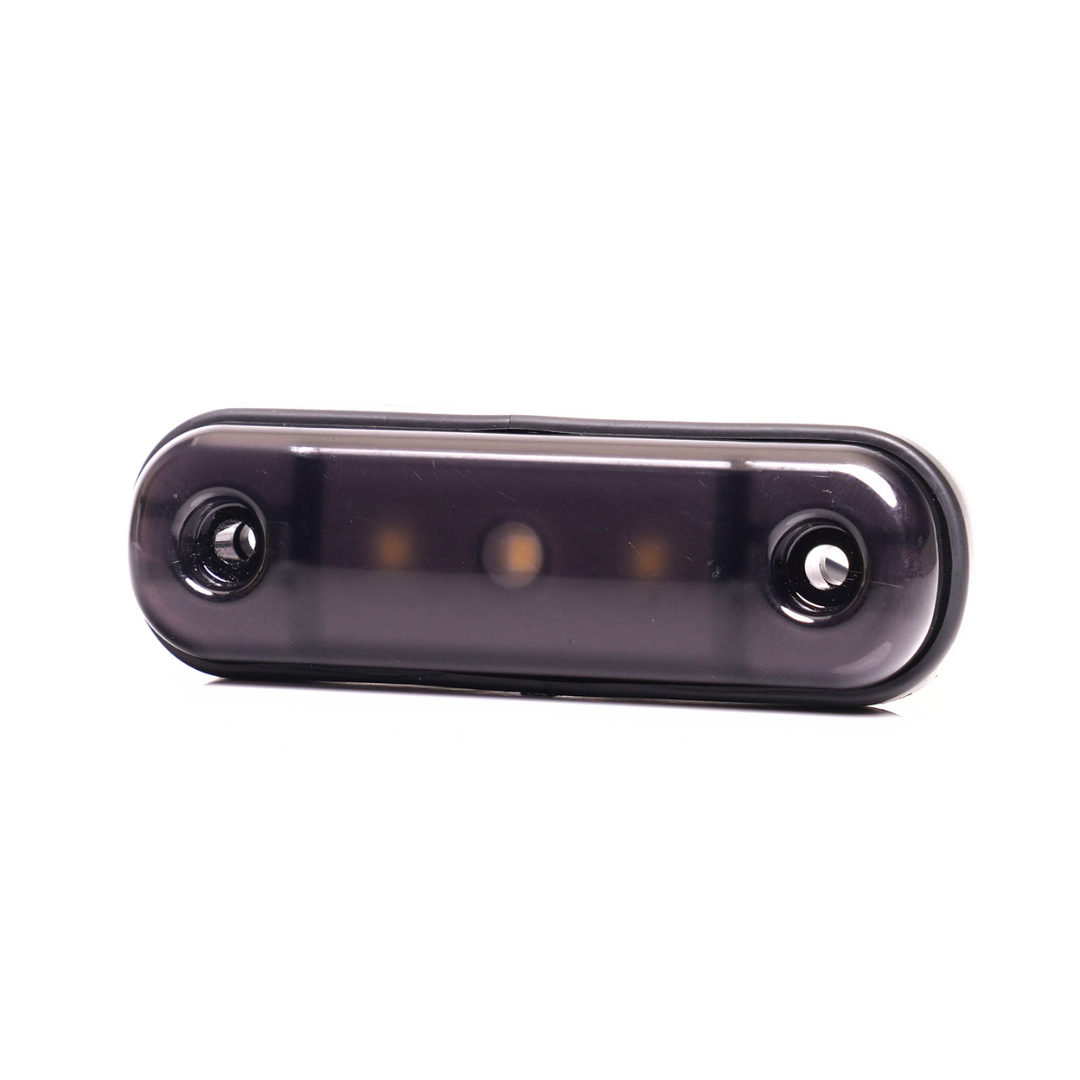 WAS Black Smoked Marker Light / Dark Lens / 3 LED -