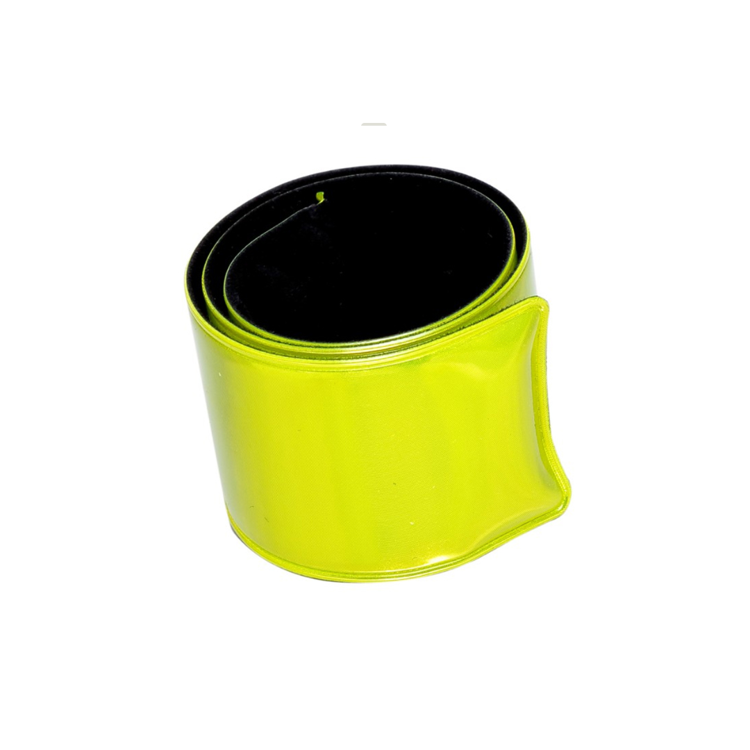 Yellow Reflective Snap Band