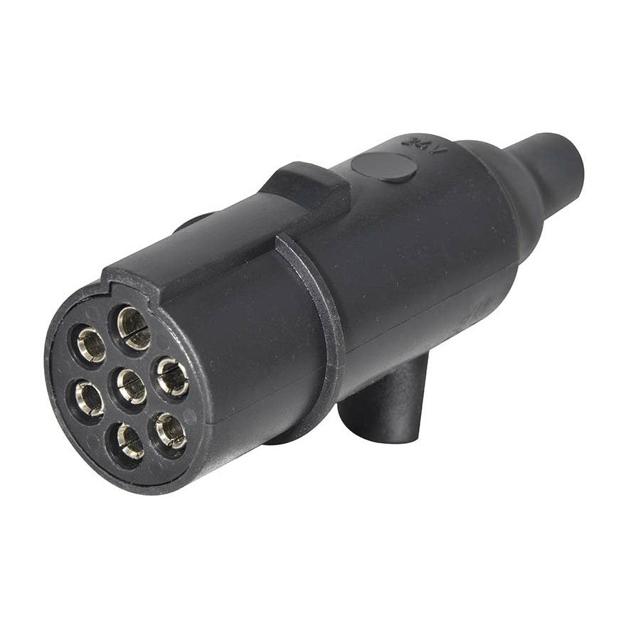 24N 7 Pin Plug Plastic - spo-cs-disabled - spo-default - spo-disabled - spo-notify-me-disabled - towing - Trailer Coils
