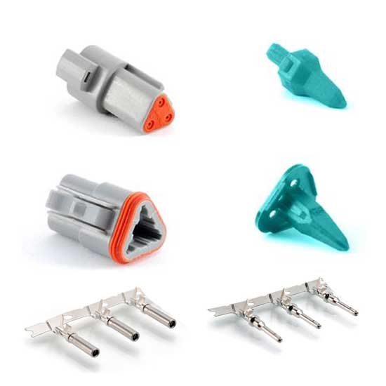 Deutsch Style Connectors / 3 Way - spo-cs-disabled - spo-default - spo-disabled - spo-notify-me-disabled