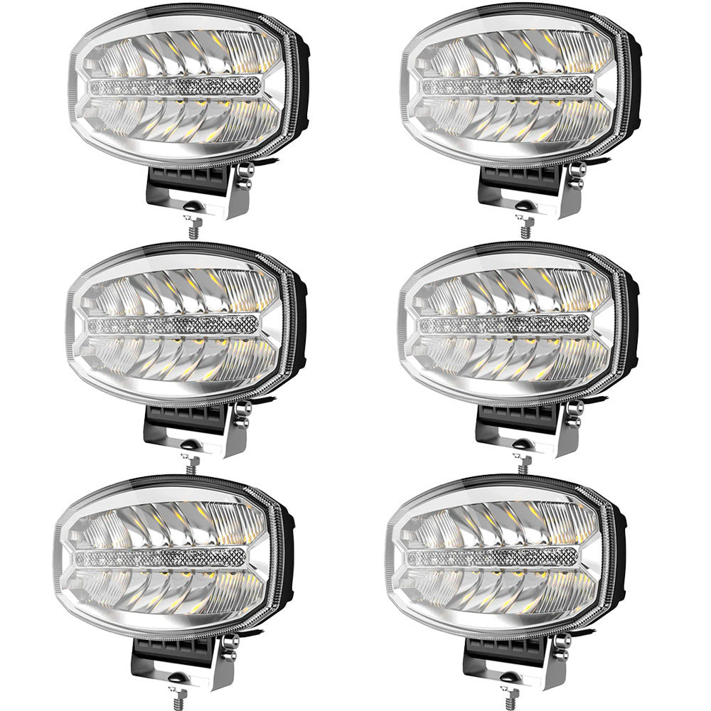 LED Spot Driving Lamp with DRL / Pack of 6 - spo-cs-disabled - spo-default - spo-disabled - spo-notify-me-disabled