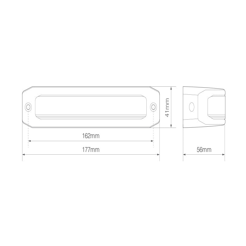 Hazard Wide Angle Corner LED Warning Lamp R65 - spo-cs-disabled - spo-default - spo-disabled - spo-notify-me-disabled