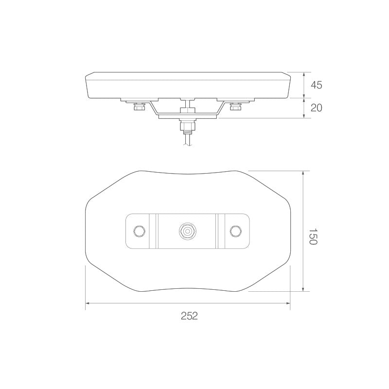 Amber LED Mini Beacon Lightbar R10 - spo-cs-disabled - spo-default - spo-disabled - spo-notify-me-disabled