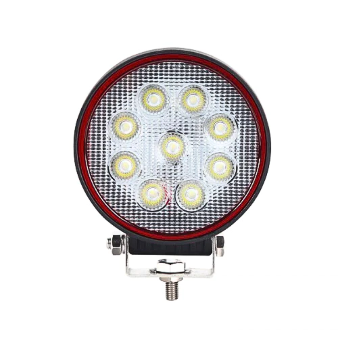 Round 27W LED Flood Light by LED Autolamps / 1930 Lumens - spo-cs-disabled - spo-default - spo-disabled - spo-notify-me