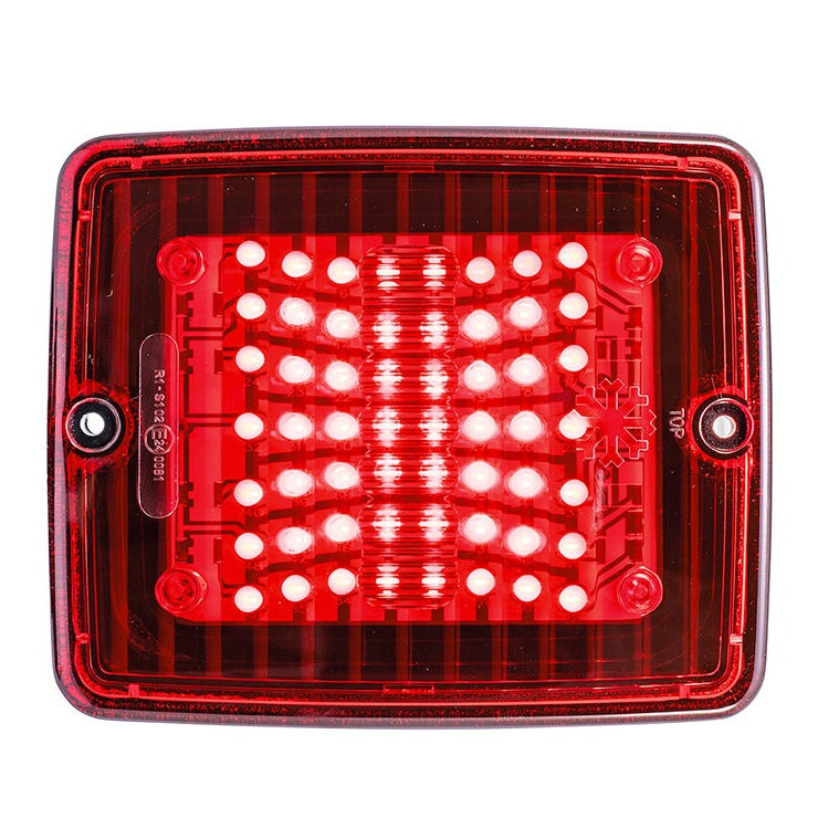 Strands IZE LED Rectangular Tail Light / Brake Light with Red Lens - spo-cs-disabled - spo-default - spo-enabled - spo