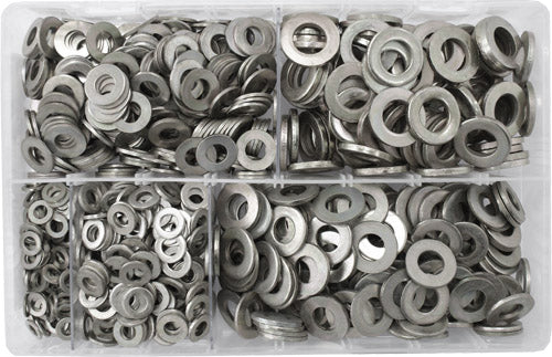 Assorted Flat Washers Metric (1,000) - bin:y8 - spo-cs-disabled - spo-default - spo-disabled - spo-notify-me-disabled