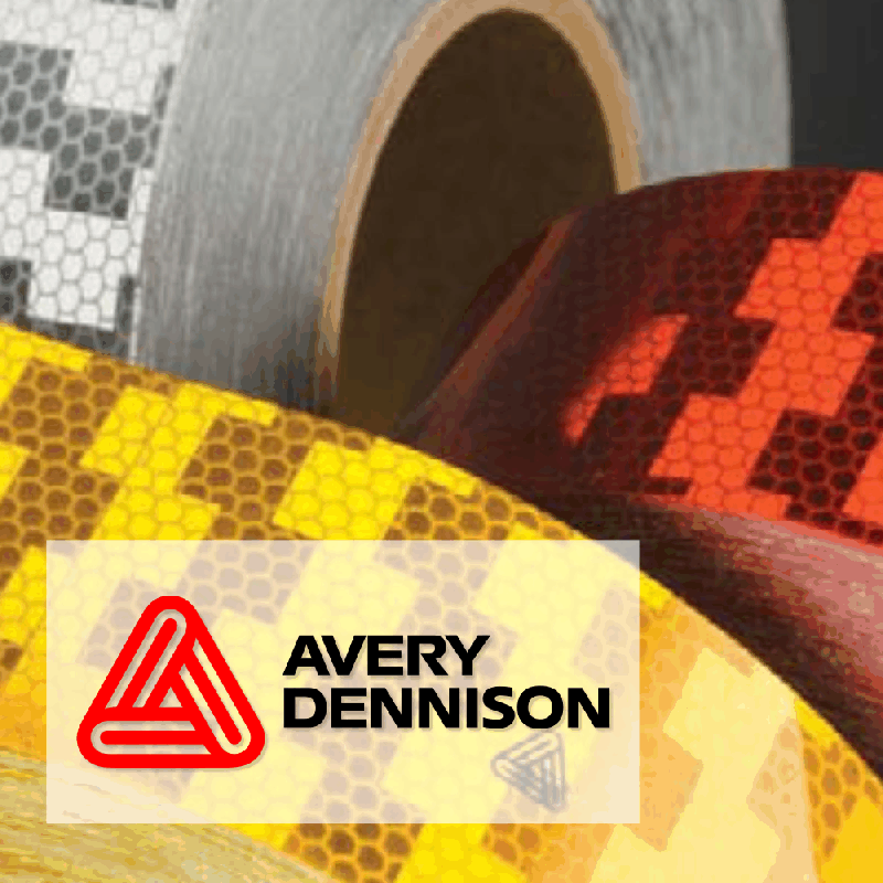 Avery Dennison Conspicuity Tape ECE 104 Approved, 12.5m  AMBER - Conspicuity Tape - spo-cs-disabled - spo-default - spo