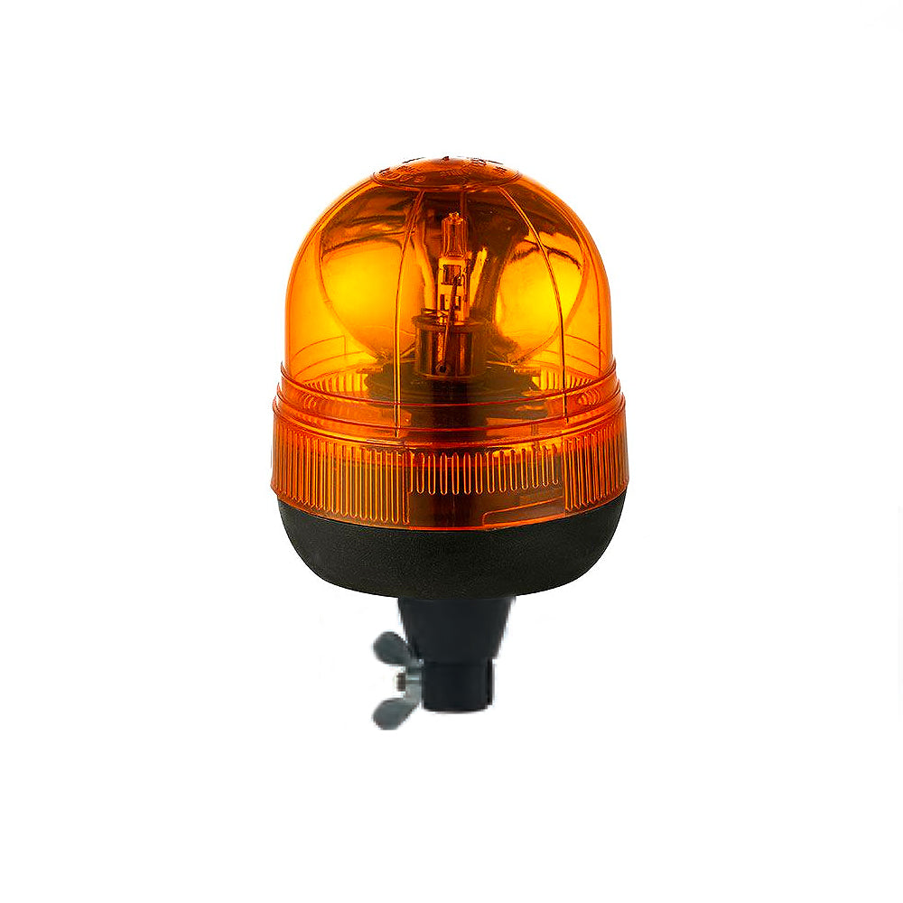 Rotating Bulb Beacon / Short Flexi-DIN Mount / 12-24v *Limited Stock - spo-cs-disabled - spo-default - spo-disabled - s