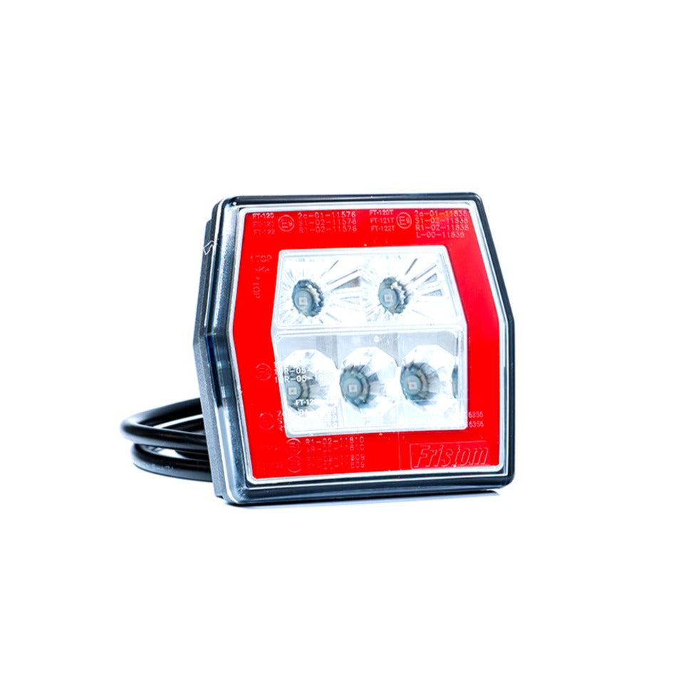 fahrradanhänger blinker LED-Anhänger-Heckleuchte Neon-Effekt mit Bremslicht und Blinker