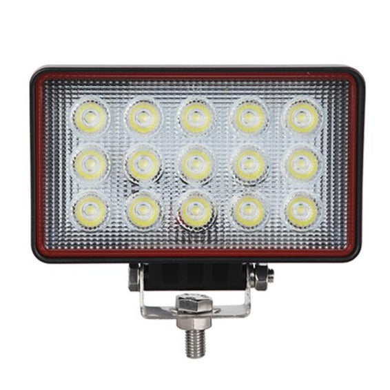 Rectangular LED Work Light with Flood Beam 45w / LED Autolamps Red Line Range - spo-cs-disabled - spo-default - spo-dis