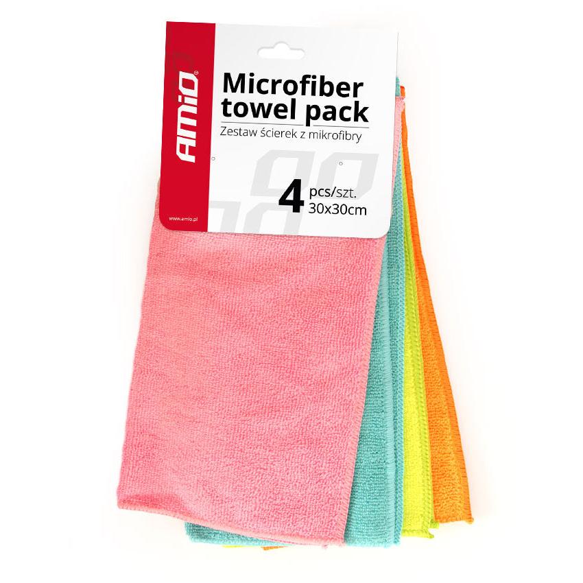 Microfibre Cloths / Pack of 4 - spo-cs-disabled - spo-default - spo-disabled - spo-notify-me-disabled