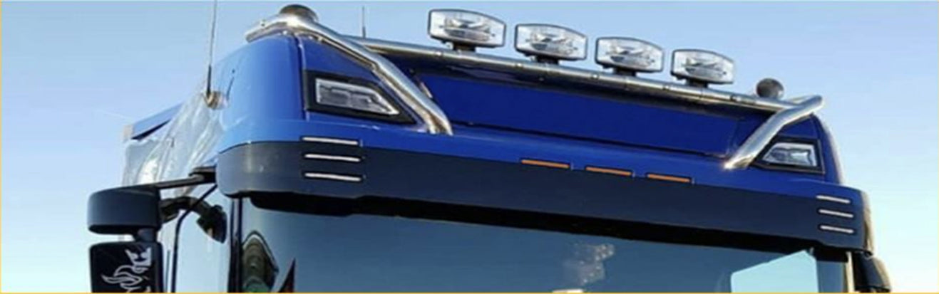 Scania Next Generation LED Visor Light / White or Amber - spo-cs-disabled - spo-default - spo-disabled - spo-notify-me