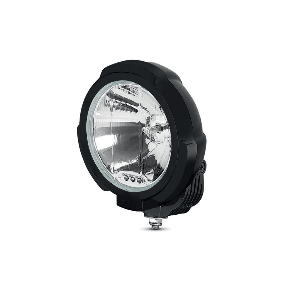 Sim 7" Spot Lamp with LED Position Light chrome silver jeep rally car bull bar